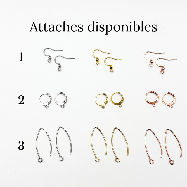 Boucles d’oreilles Éoles Personnalisées