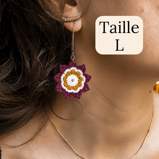 Boucles d’oreilles Fleurs Personnalisées