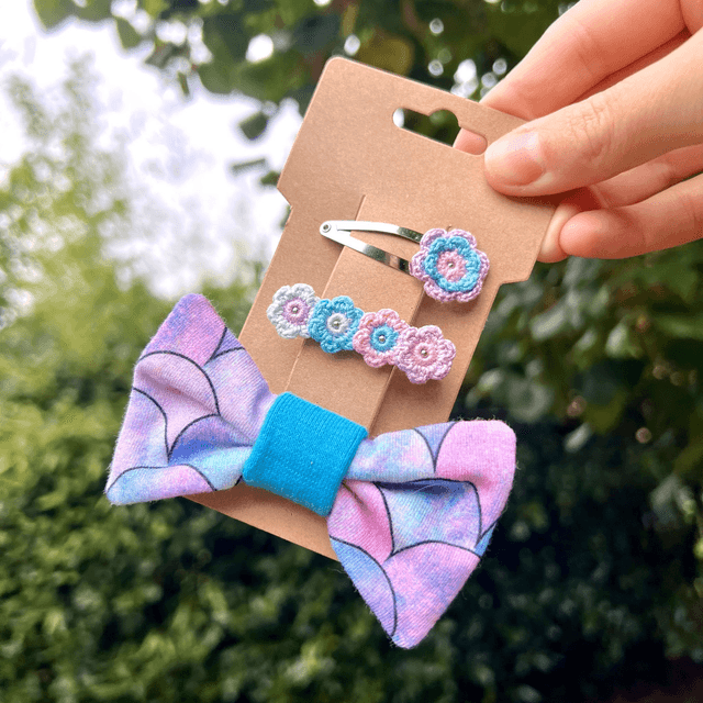 Lot de 3 barrettes ~ Ecailles magiques