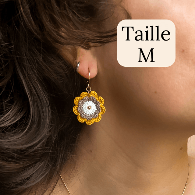 Boucles d’oreilles Fleurs Personnalisées