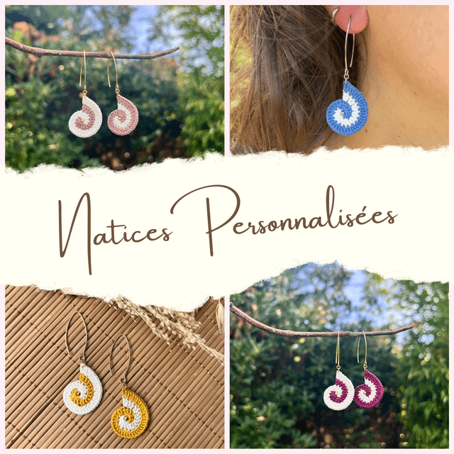Boucles d’oreilles Natices Personnalisées
