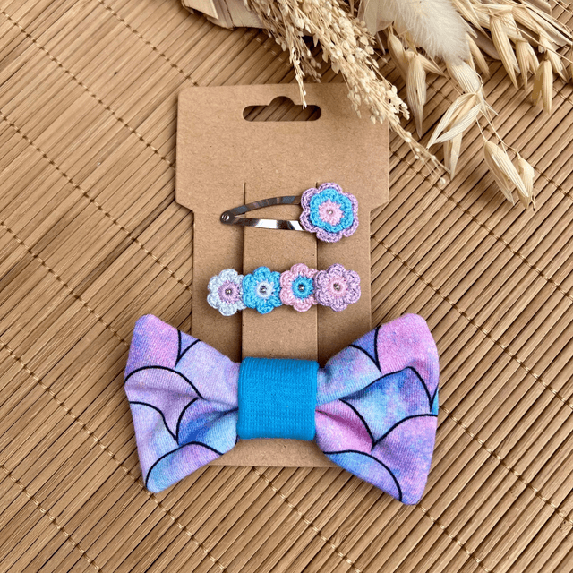 Lot de 3 barrettes ~ Ecailles magiques